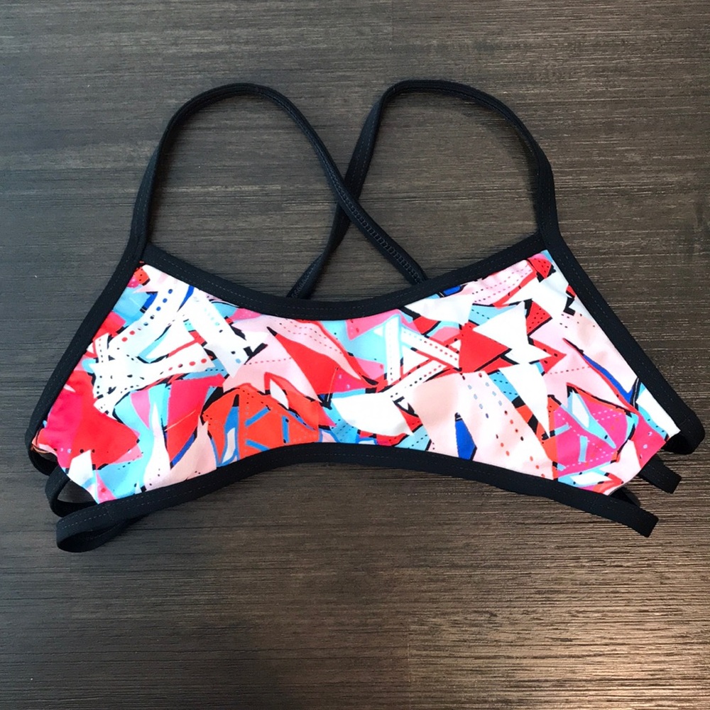 Jolyn Bikini Top Harrison style, Size Sm, Ties